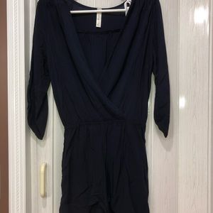 Navy blue romper